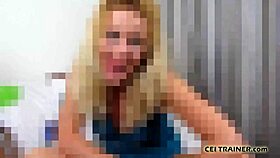 do as i say and eat your cum for me cei in this femdom pov masturbation