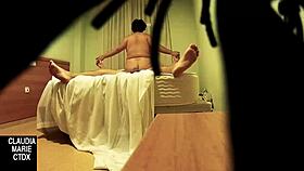 Hidden Cam Spies on Fat Couple's Oral Sex and Fucking