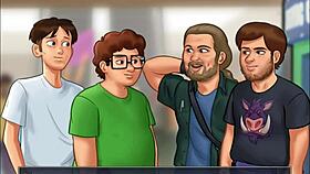 In summertime saga, does my stepsister give a handjob for her fans?