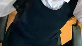 this hot university student sucks her professor's dick in pov first time