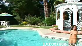 two huge black cocks tear my holes in humiliation