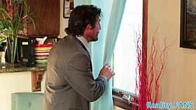 Bigbooty stepdaughter, you suck that fat cock bent over?