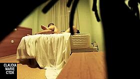 Hidden Cam Spies on Fat Couple's Oral Sex and Fucking