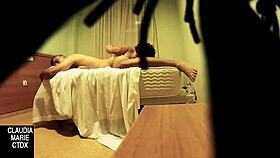 Hidden Cam Spies on Fat Couple's Oral Sex and Fucking