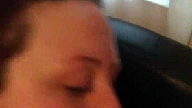 I can't believe fat B eagerly sucks monster cock and he cums on her cookies pt 1