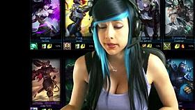 19 Year Old Emo with Big Boobs Downblouse Tease