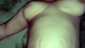 This milf is getting a creampie in the dining room during intense sex