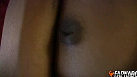 Black gazelle doing her morning routine with her pink toy