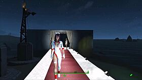 Exploring Fallout 4 fashion in a cyberpunk 2077 style.