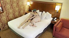 I'm kissing this very hot BBW with a huge ass passionately