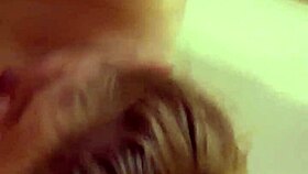 wife passionately performs rimjob on husband, feeling intense emotions.