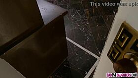 What warm apology does Riley Star give with her ass and tits?