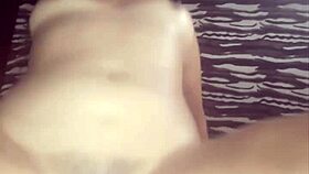 Friend’s Wife Sends Videos of Double Penetration with Dildo Under Skirt