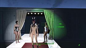 Exploring Fallout 4 fashion in a cyberpunk 2077 style.