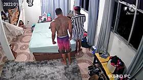 Homemade webcam shows big tits bouncing on monster cock in hardcore action