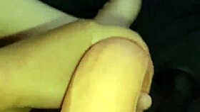 Wife Riding And Playing With Huge Toy At Home