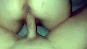 Throwing Her Fat Ass On Big Cock Leads To Huge Creampie