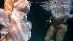 polcharova and siskina wet horny underwater lesbians