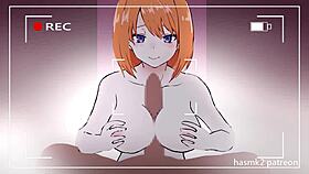 Anime hentai star gets titty fucked until cum spills right into her waiting mouth.