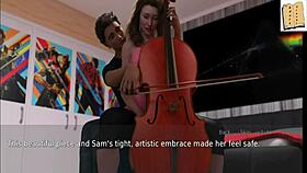 A Wife And Stepmother Engage In A Family Game