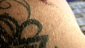 playing with nipples, jerking off, cumming loads in gay solo