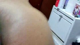 What a delicious big ass she has, perfect for spanking and fucking hard.