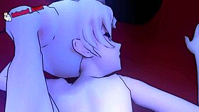 Team RWBY engages in wild group orgy with fingering and facials