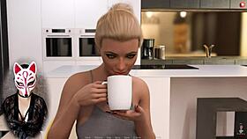 Kate 4 explores wild cartoon antics in public changing room.