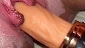 Using new toy and then trying bottle.