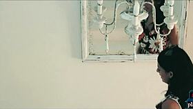 Voyeuristic Brunette Watches European Couple Fuck!