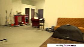 jessica jaymes and kendall karson suck a huge white cock