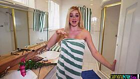 hey, check out this curvy babe in stockings riding hard dick in pov! 😍