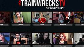 Trainwrecks scuffed webcam orgy with scarlet joycgee bertycuss jenna part 4 of 5