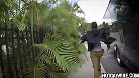 Black guy gets slammed hard by two officers in a rough encounter