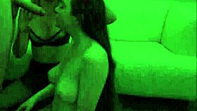 Blonde MILF therapist seduces stepsister Charlie Forde while Nick strokes