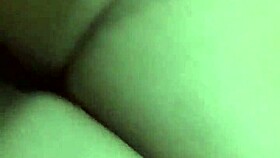 Amateur couple in crossdressing fun during intimate moments