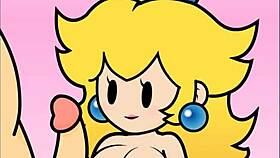 i watch paper peach hand job animation by peachypop34