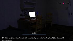 jenna, are you shaking alex's dick in front of his landlady?