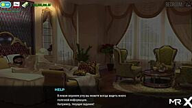 fashionbusiness maid strips down completely in episode 1. her big tits shine in sexy anime style.