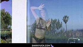 Hot interracial anal sex scene with big black cock