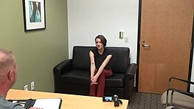 zelda casting pov on the sofa with rough interview. second part of the series.