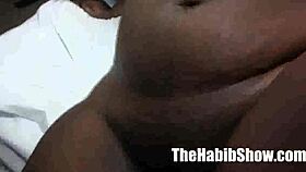 Man, this amateur hairy Paki guy drills Cocoa's big booty like crazy in the hood.