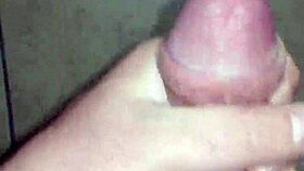 she just relaxes and starts touching herself slowly