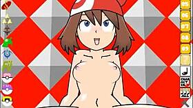 pokemon may flashes and gets assfucked in ppppu game