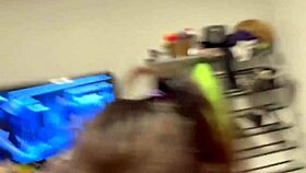 Green candy sucking dick in casual way