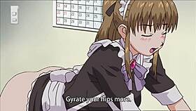 Cute Maid in Stockings Enjoys Wild Uncensored Hentai Sex with Toys