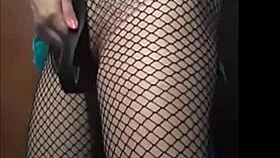 Mesh stockings and spanking feel so homemade and naughty, she says softly