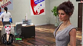 In a scent 20 - lady boss sucking on a parking lot