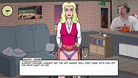 peter parker, you're exposed in this cosplay therapy, the uncensored scene reveals.