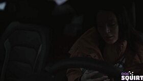 HD video of a courier girl bottoms purposes to orgasm by fingering and fucking
